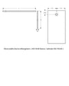 Piatto doccia Geberit Olona 80x140 cm bianco satinato