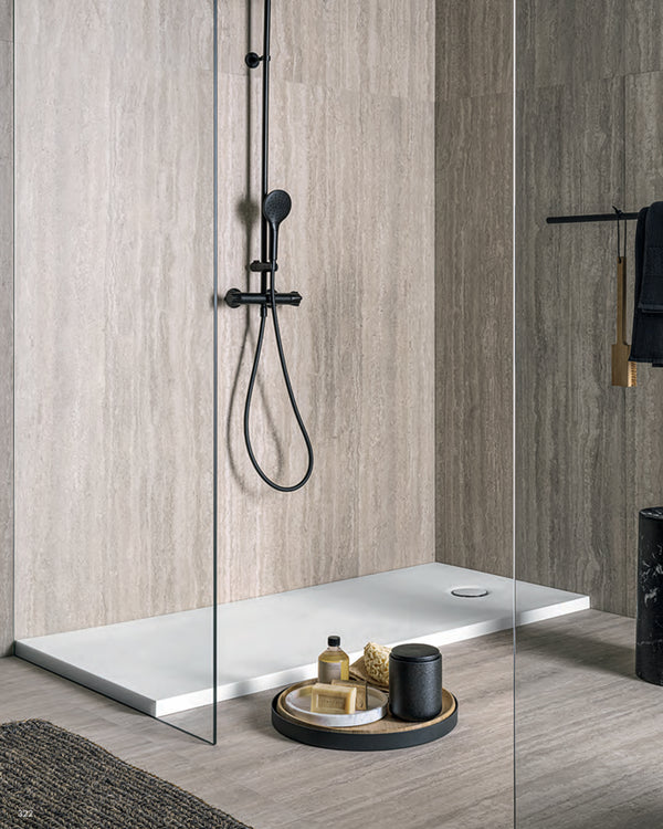 Piatto doccia Geberit Olona 80x120 cm bianco satinato