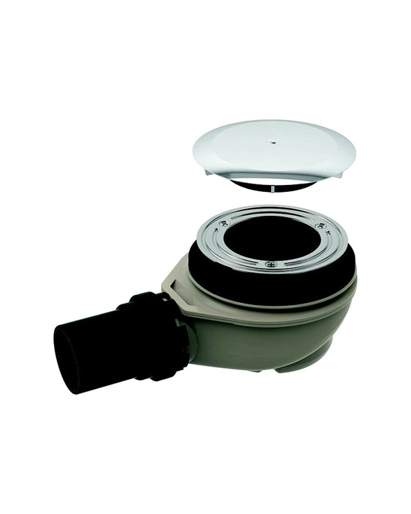 Sifone doccia Geberit Ø90 mm con piletta cromata