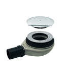 Sifone doccia Geberit Ø90 mm ribassato con piletta cromata