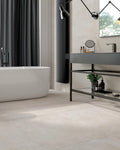 Marazzi Plaza piastrella gres effetto cemento White 100x100 cm