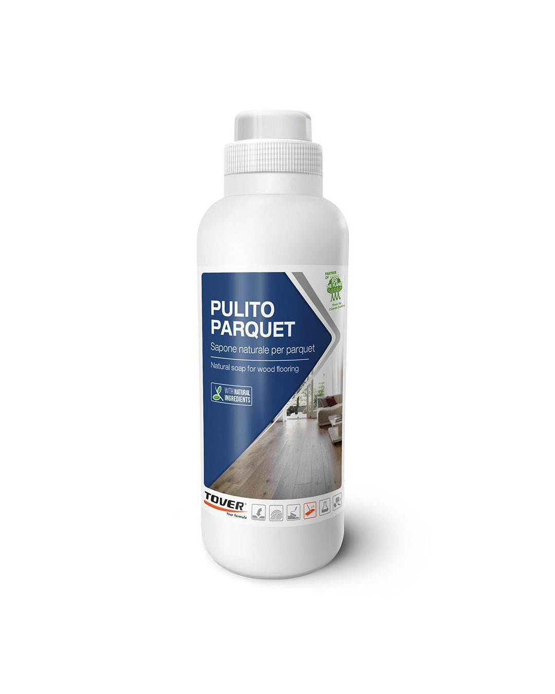 Tover Pulito Parquet sapone neutro detergente naturale 1lt