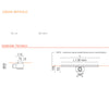 Base Drain Zero canale doccia acciaio 100 cm con griglia reversibile