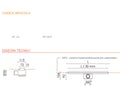 Base Drain Zero canale doccia acciaio 100 cm con griglia reversibile