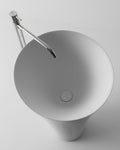 Lavabo da terra Antoniolupi Tuba in Flumood con scarico a pavimento