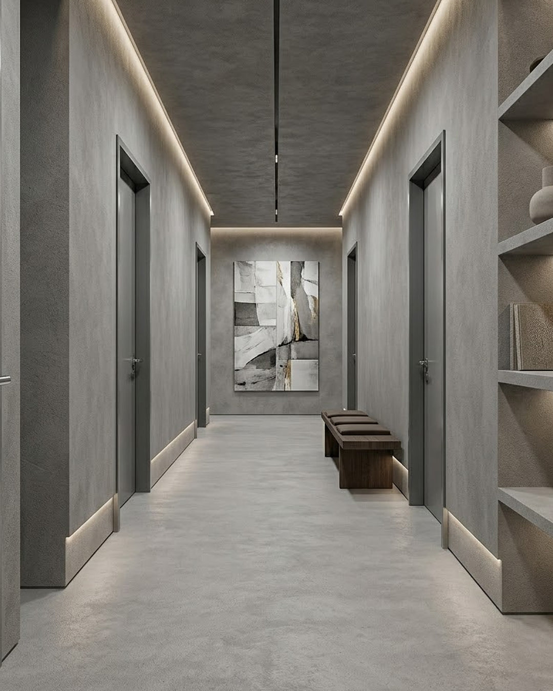 HD Surface CementoWabi rivestimento decorativo effetto cemento per interni