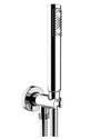 Bossini Zen set doccia duplex con supporto e presa acqua cromo